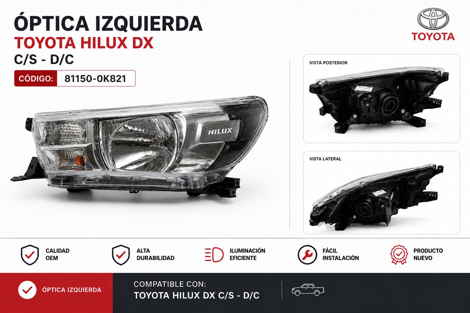 REPUESTO ORIGINAL TOYOTA